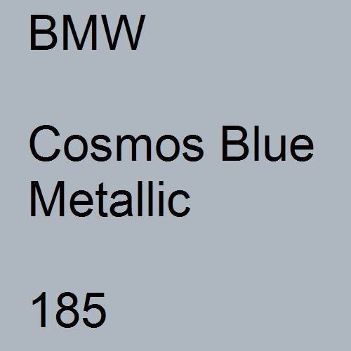 BMW, Cosmos Blue Metallic, 185.